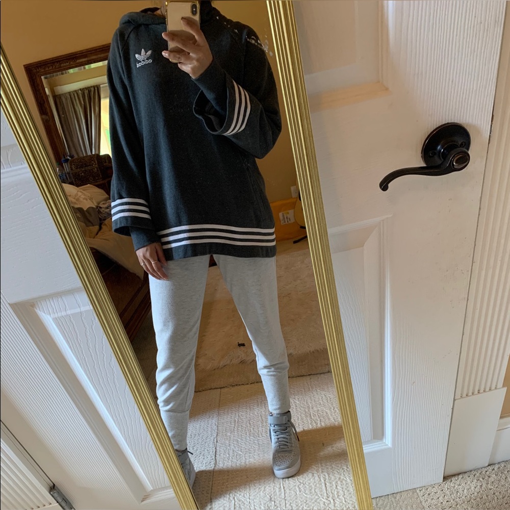 Adidas grey hoodie